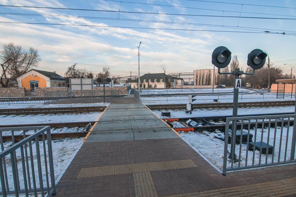 Фото пешеходного перехода через жд пути