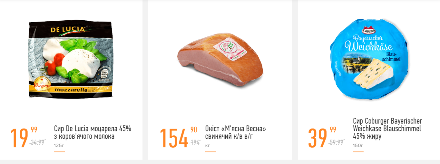 Акции и скидки супермаркетов Киева какие продукты выгодно