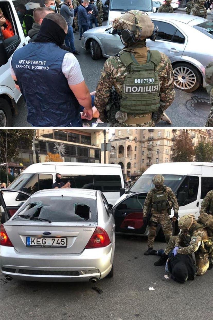 В Киеве полиция и спецназ со стрельбой и погоней задержали..., фото-1 В Киеве полиция и спецназ со стрельбой и погоней задержали банду грабителей, ФОТО, фото-1