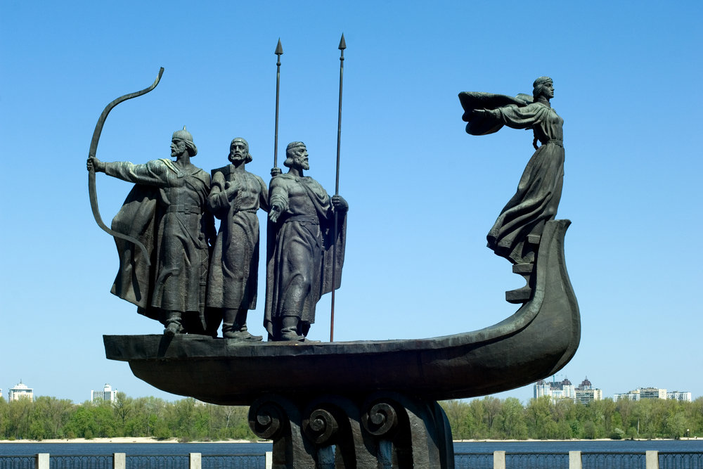 Памятник основателям Киева Памятник основателям Киева, Фото: weatlas.com