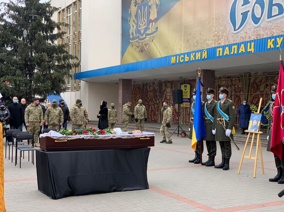 В Фастове попрощались с убиты на Донбассе Вячеславом Минкиным, Фото: 72 ОМБр ім. Чорних Запорожців