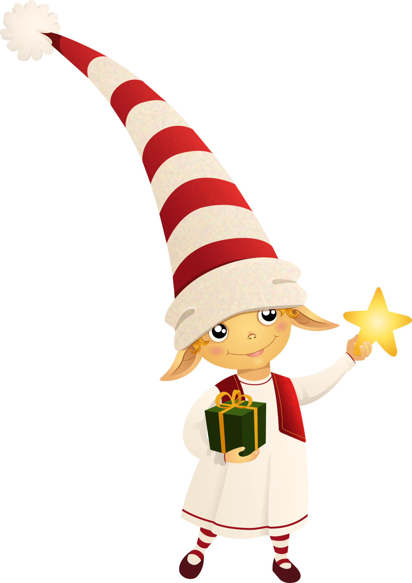 Эскиз елки и новогодних героев, Folk Ukraine