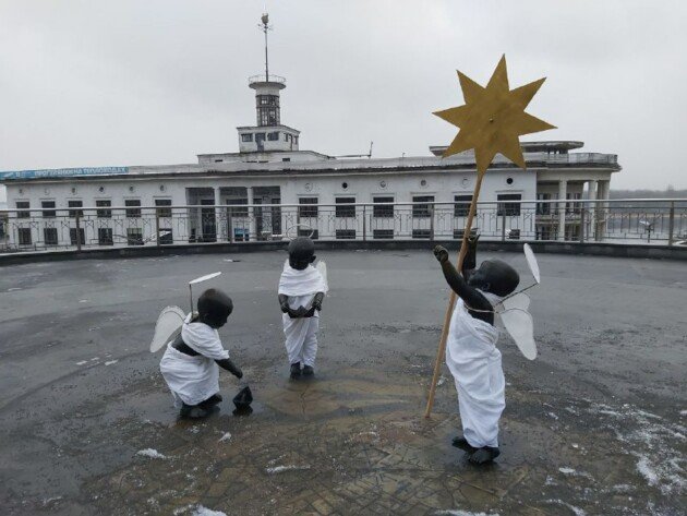 В Киеве одели малышей-основателей, "Сегодня"
