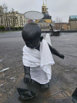 В Киеве одели малышей-основателей, "Сегодня"