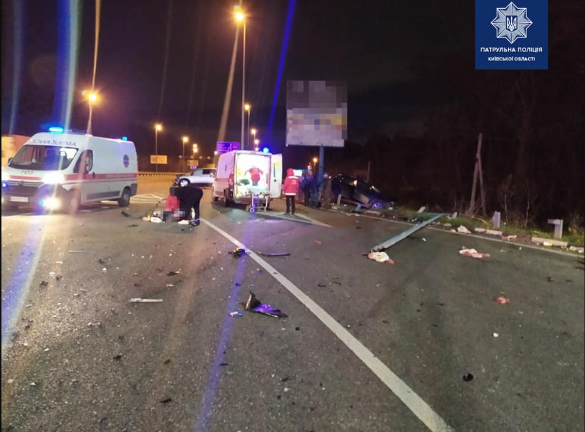 ДТП, Киев - Чоп, пресс-служба патрульной полиции Киевщины.