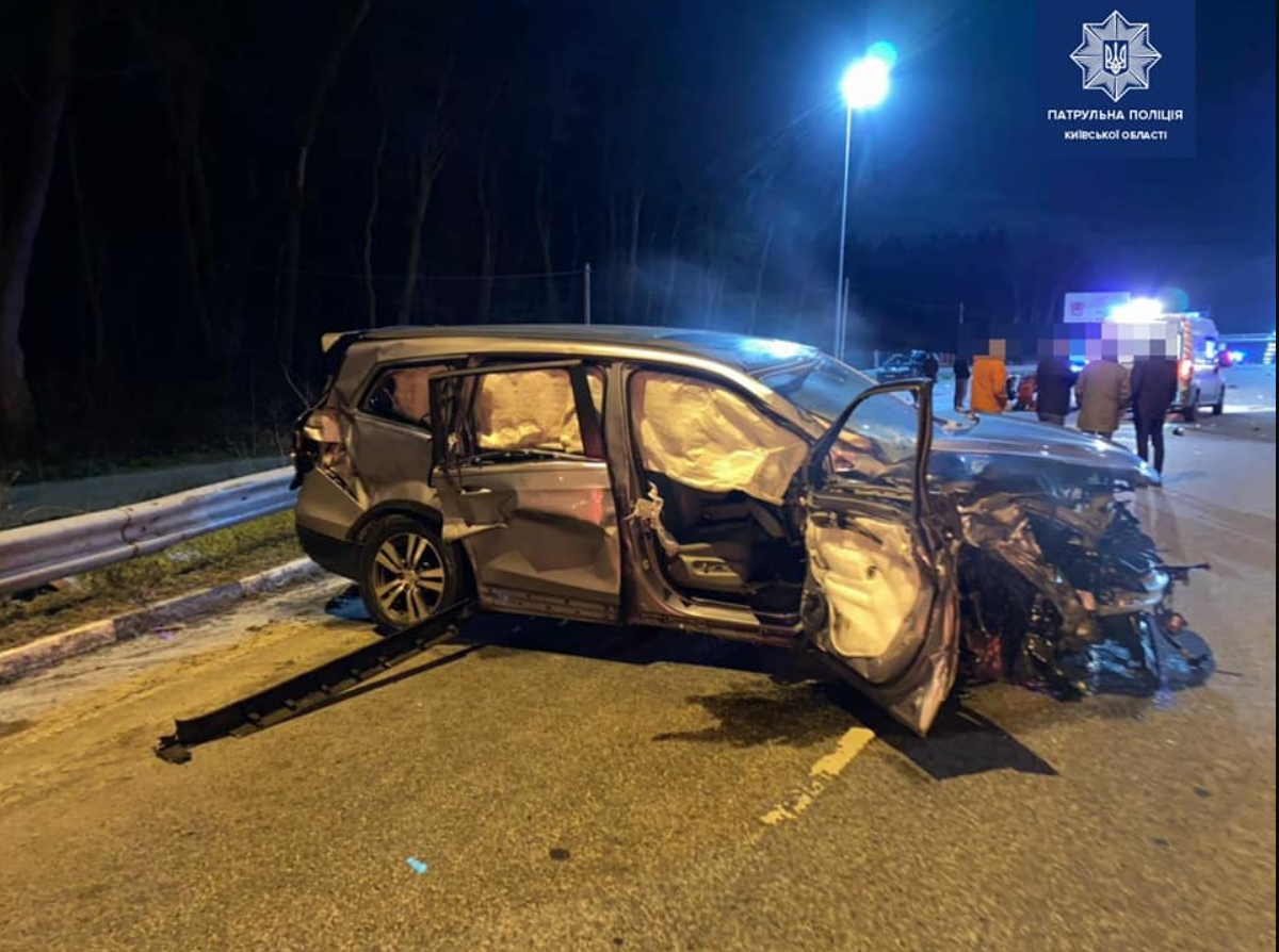 ДТП, Киев - Чоп, пресс-служба патрульной полиции Киевщины.