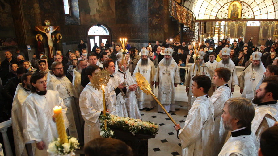 В Киевских церквях прошли Рождественские богослужения, Фото: Лавра