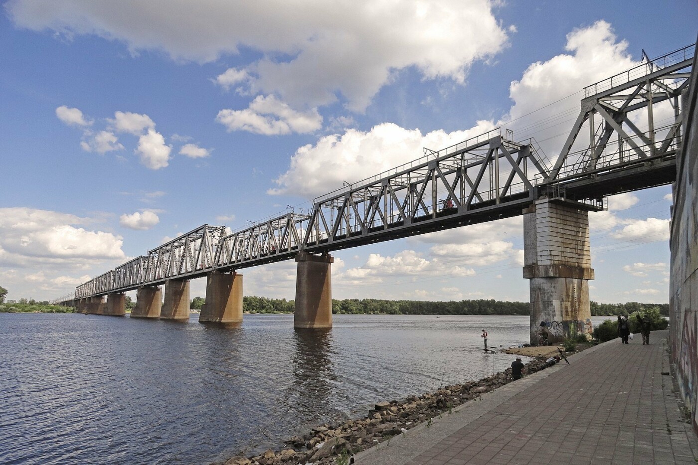 Первый железнодорожный мост в Киеве: история его строительства и разрушения, - ФОТО