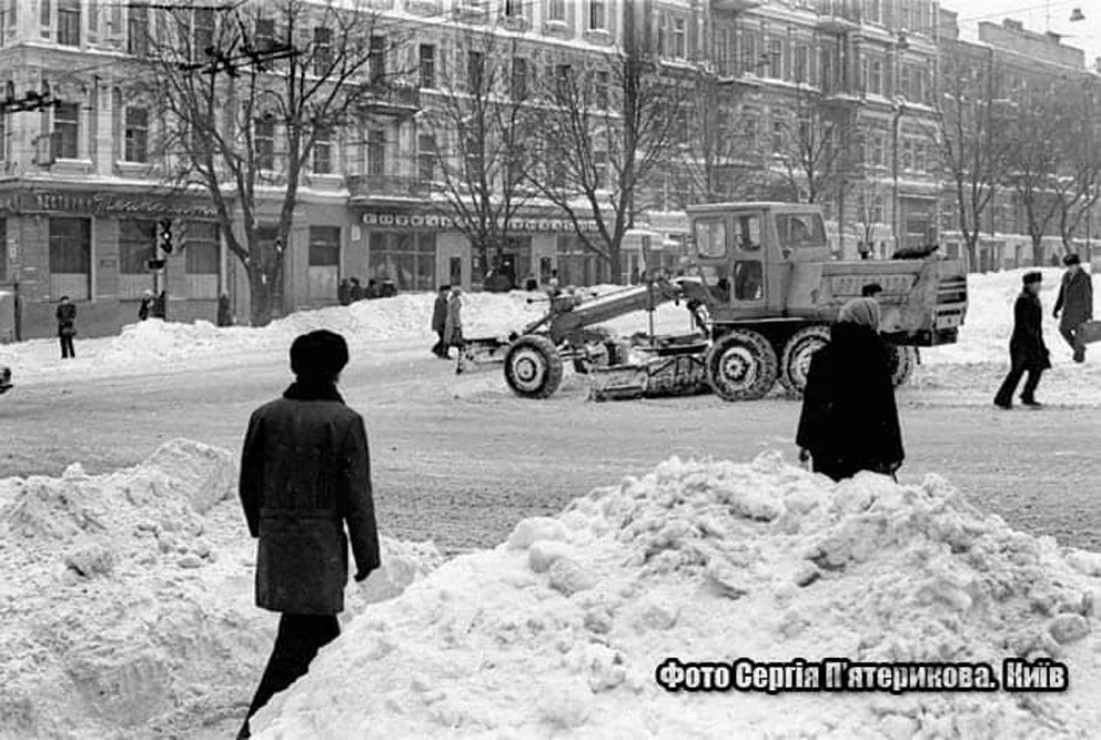 Не впервой: как в Киеве раньше убирали снег с улиц, - ФОТО, Фото: архивные фото киевлян