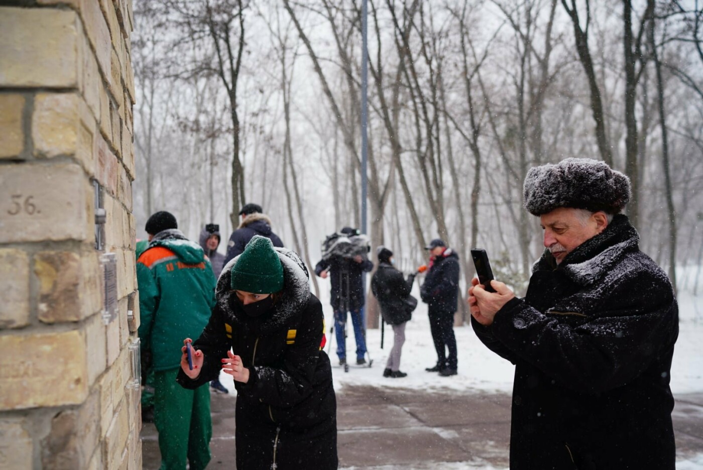 в Киеве установили инсталляцию посвященную Куреневской трагедии.