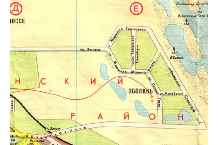 Карта проспект героев