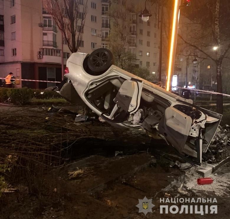 Смертельное ДТП в центре Киева: виновник взят под стражу., Фото полиции