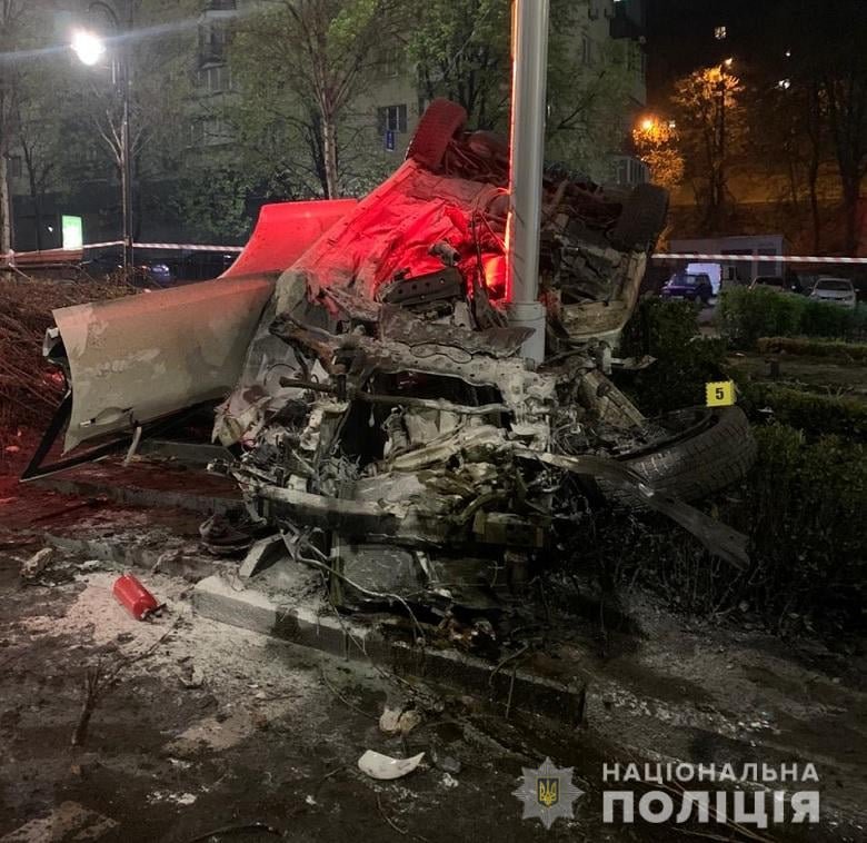 Смертельное ДТП в центре Киева: виновник взят под стражу., Фото полиции