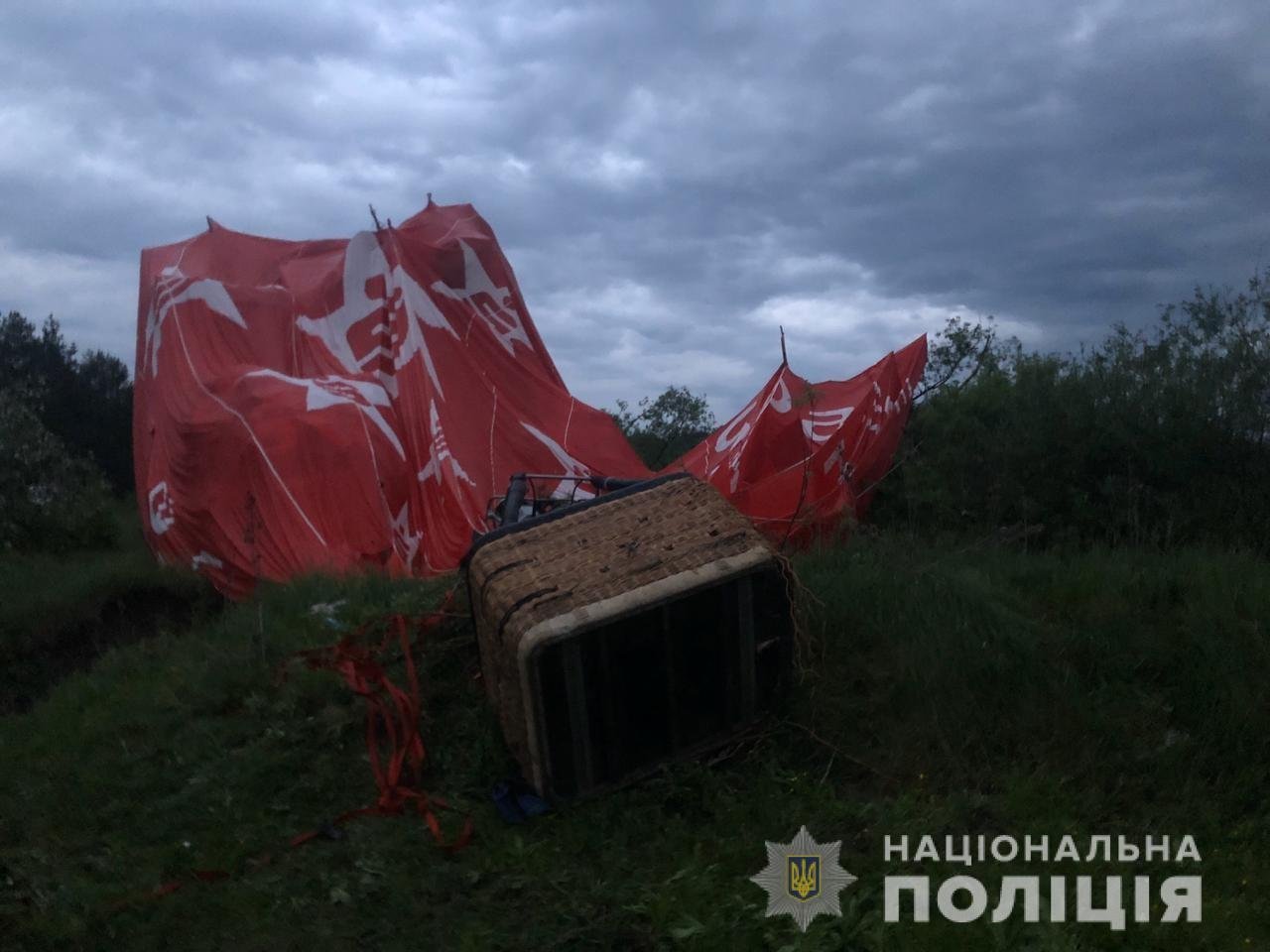 В Хмельницкой области разбился воздушный шар. Среди пострадавших есть киевлянин