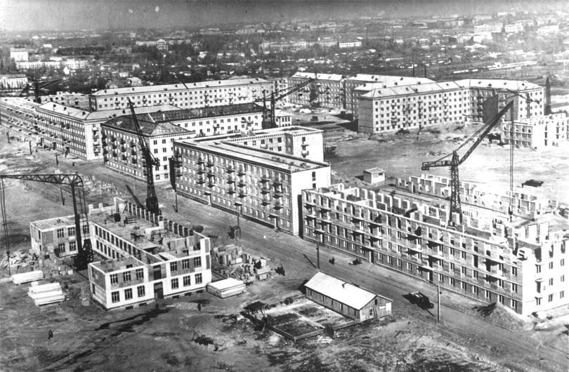 Строительство Чоколовки, жилмассив и 149 школа, фото: Клуб коренного киевлянина