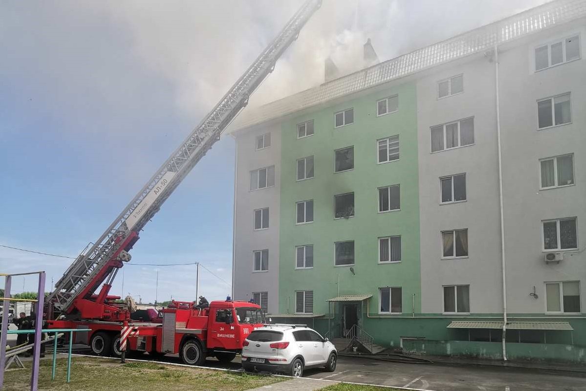 Пожар на Киевщине, Фото: ДСНС