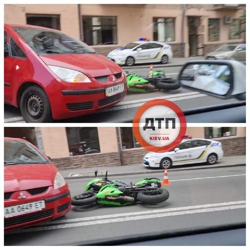 В Киеве за стуки произошло два ДТП с участием мотоцикла, dtp.kiev.ua