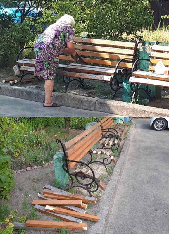 В Киеве бабушка нестандартно боролась с ночными посиделками под домом В Киеве бабушка нестандартно боролась с ночными посиделками под домом, Фото: "Киев Сейчас"