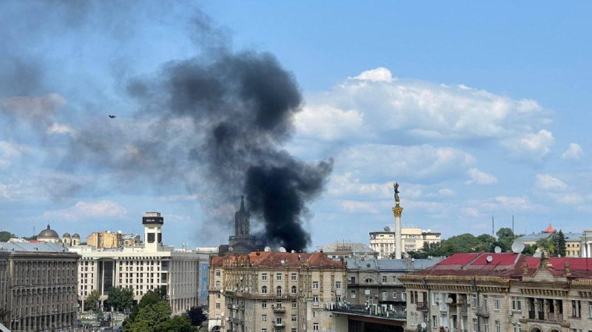 Пожар на Майдане