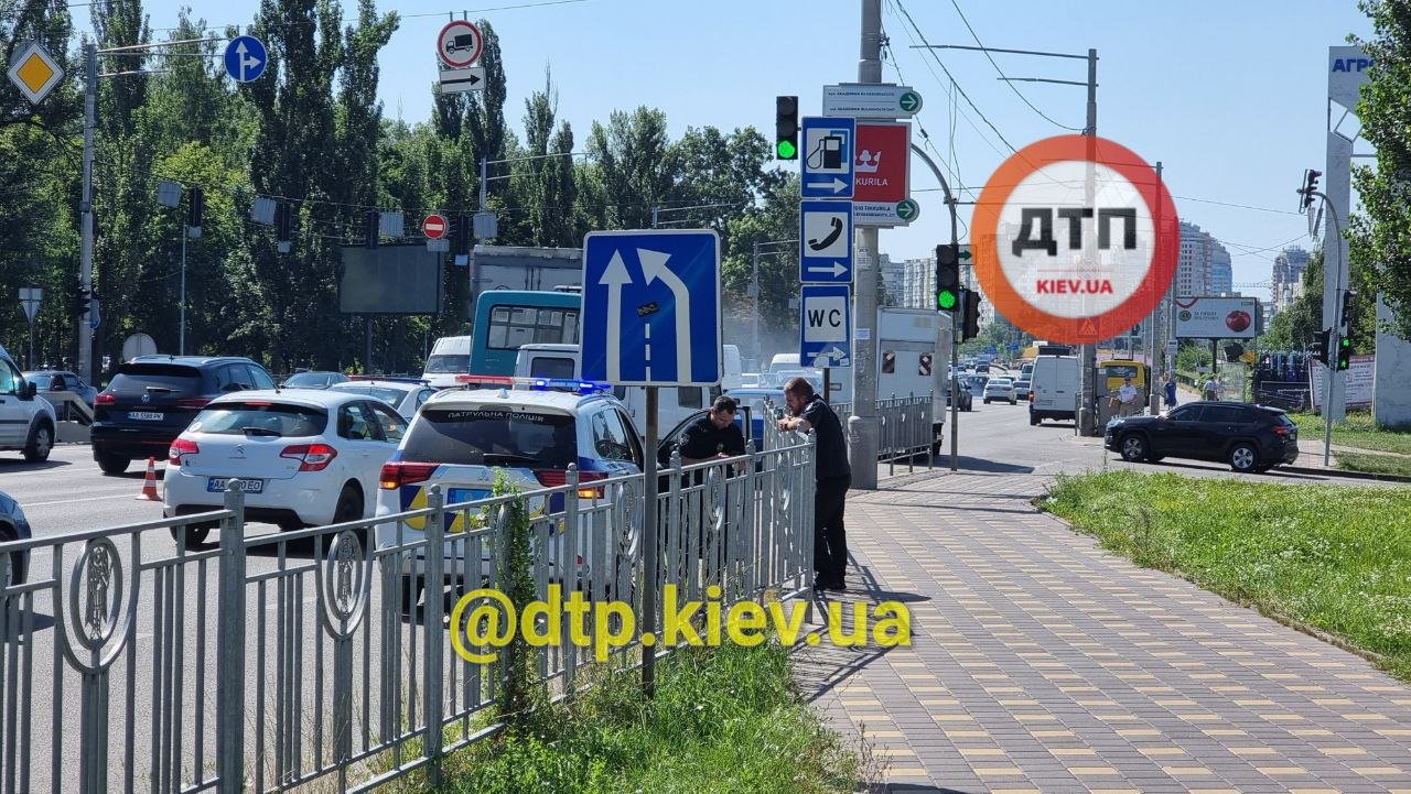 В Rиеве произошло ДТП с участием патрульной полиции, Фото: dtp.kiev.ua