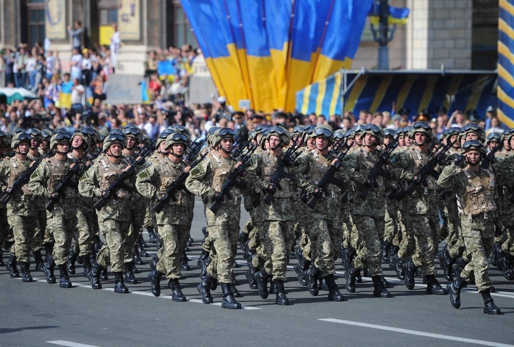 Военный парад, Фото: Министерство Обороны Украины
