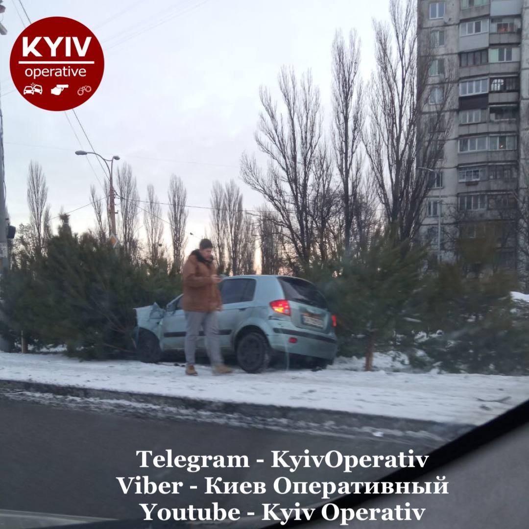 В Киеве водитель 