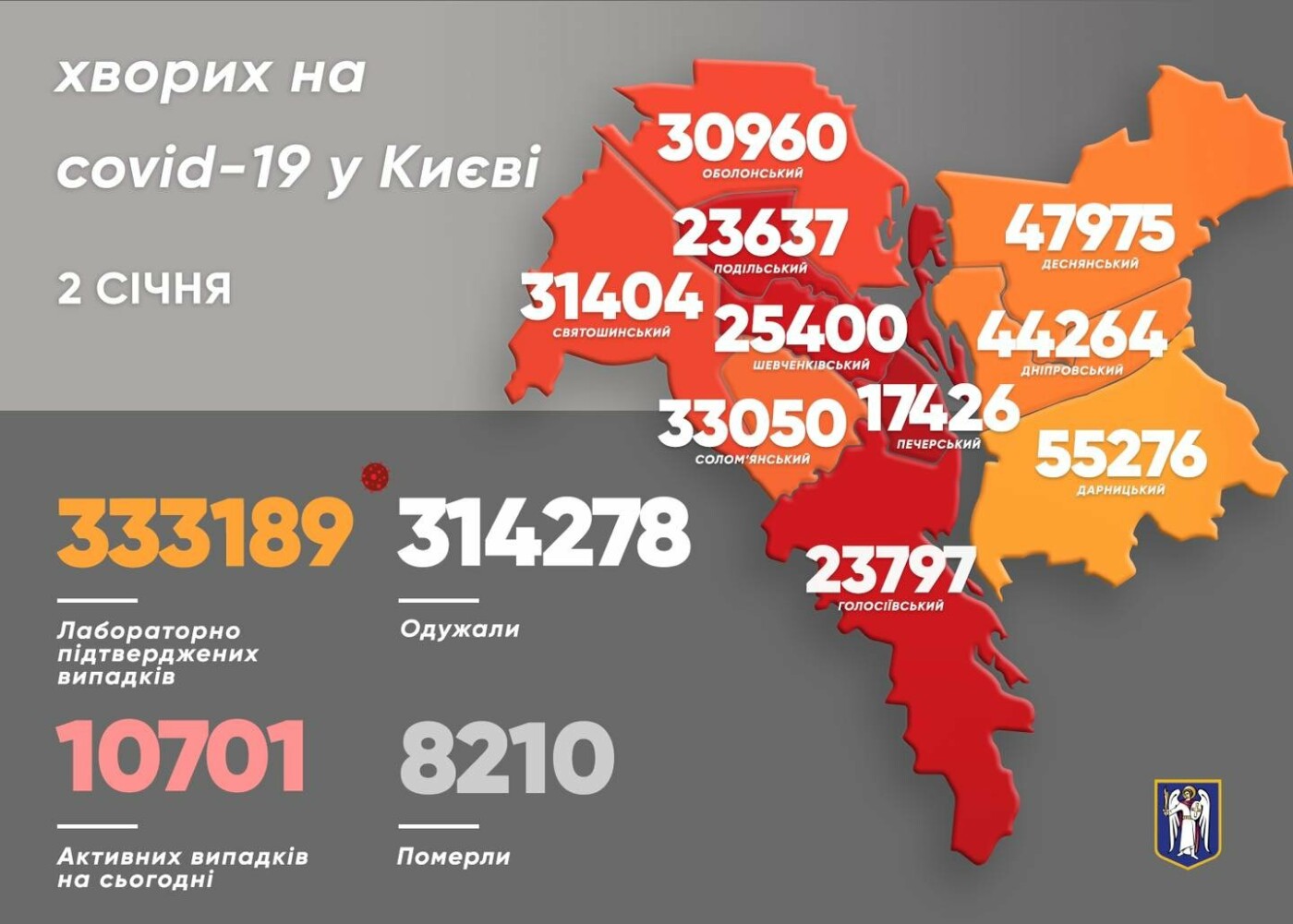 Статистика коронавируса на 2 января 2022 года