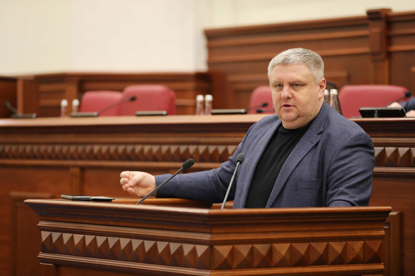Андрей Крищенко на заседании Киевсовета