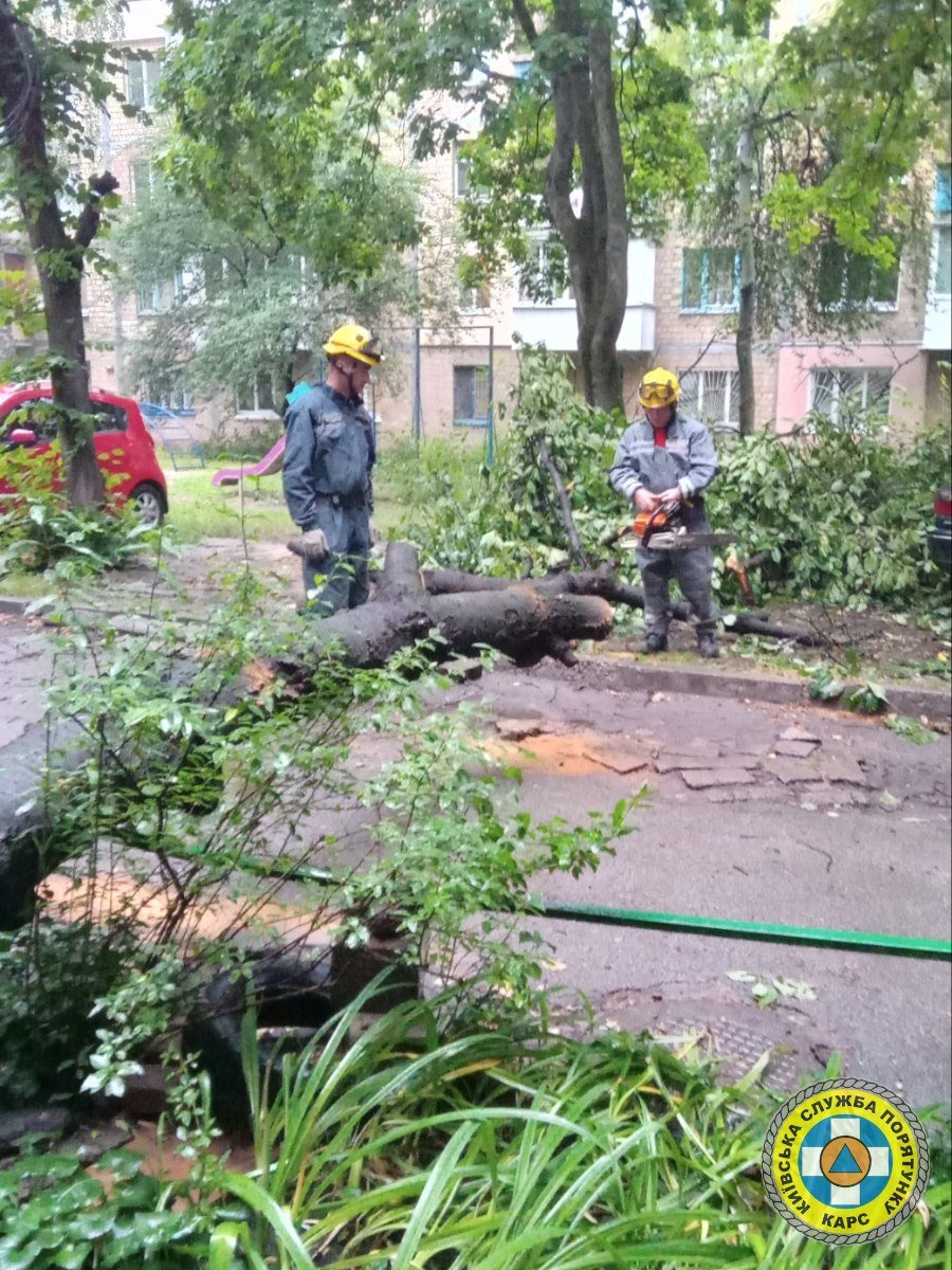 Наслідки негоди в Києві