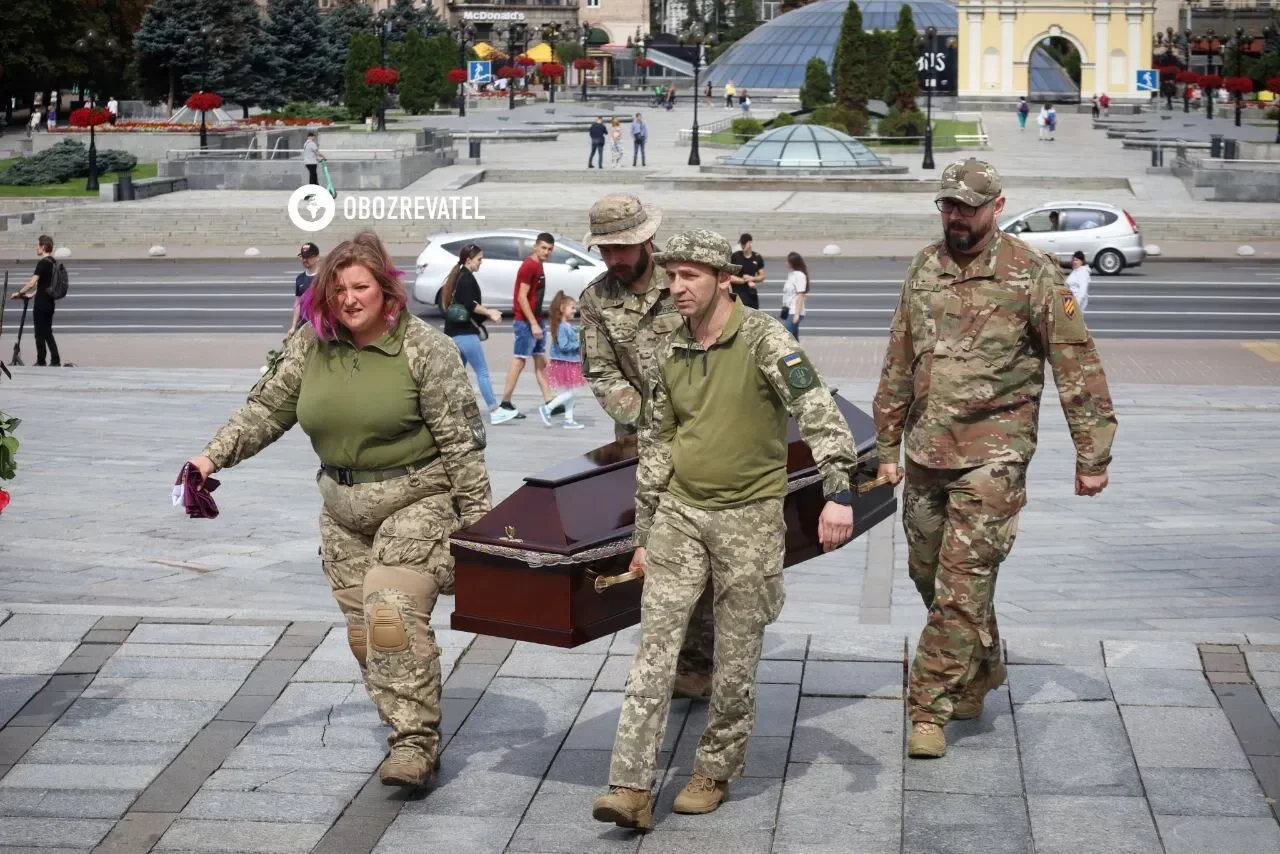 У Києві попрощалися із захисницею з позивним “Блискавка”