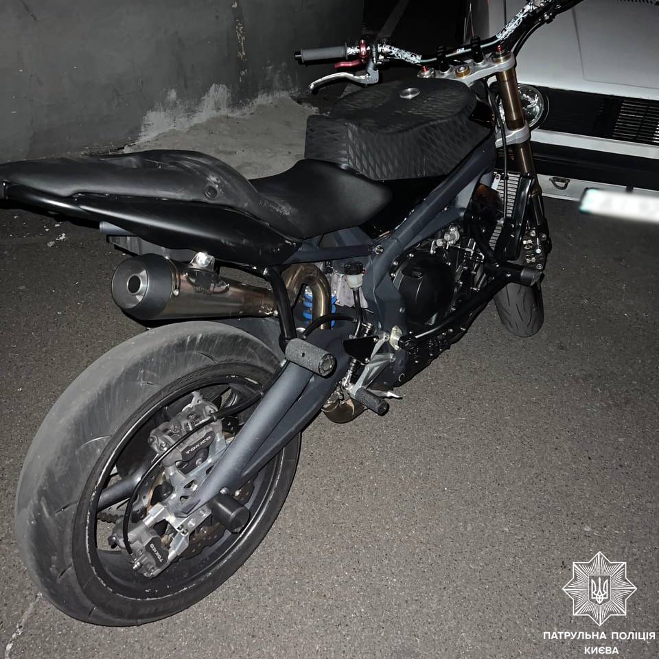 У столиці виявили мотоцикл, який знаходиться в міжнародному розшуку