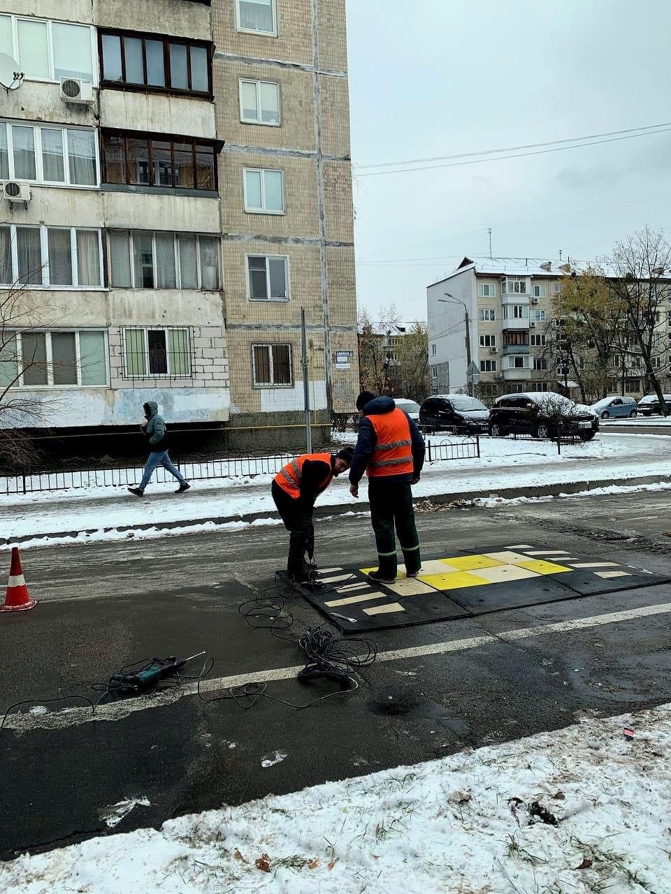 У столиці встановили «берлінські подушки»