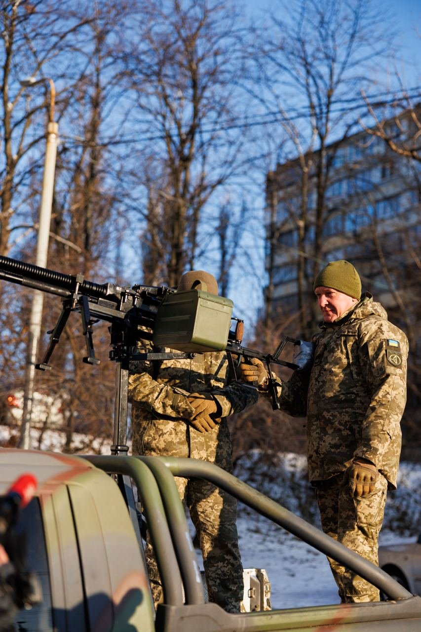 У Києві відкрили мурал, присвячений силам ППО та енергетикам