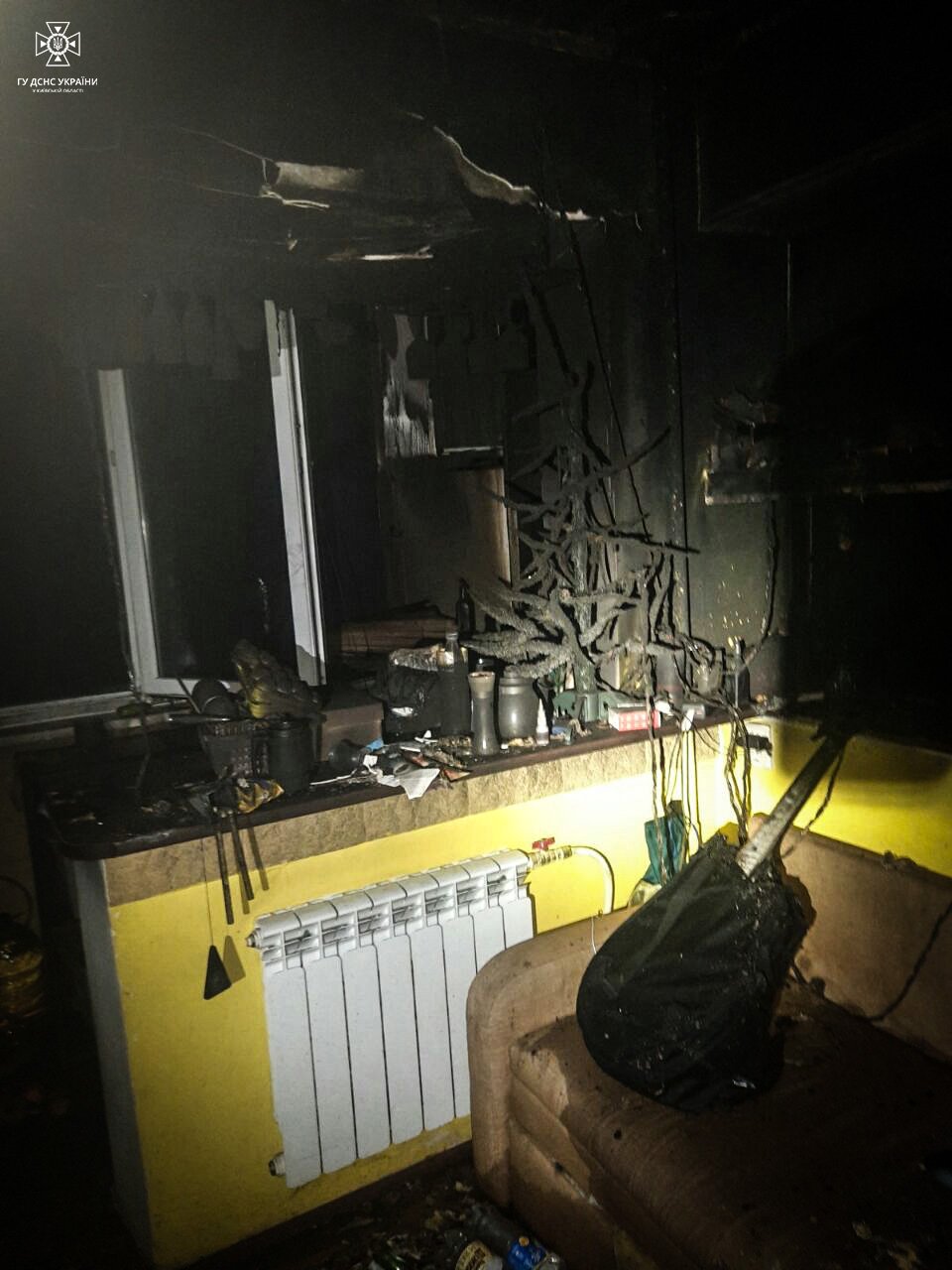 Пожежа в Обухові