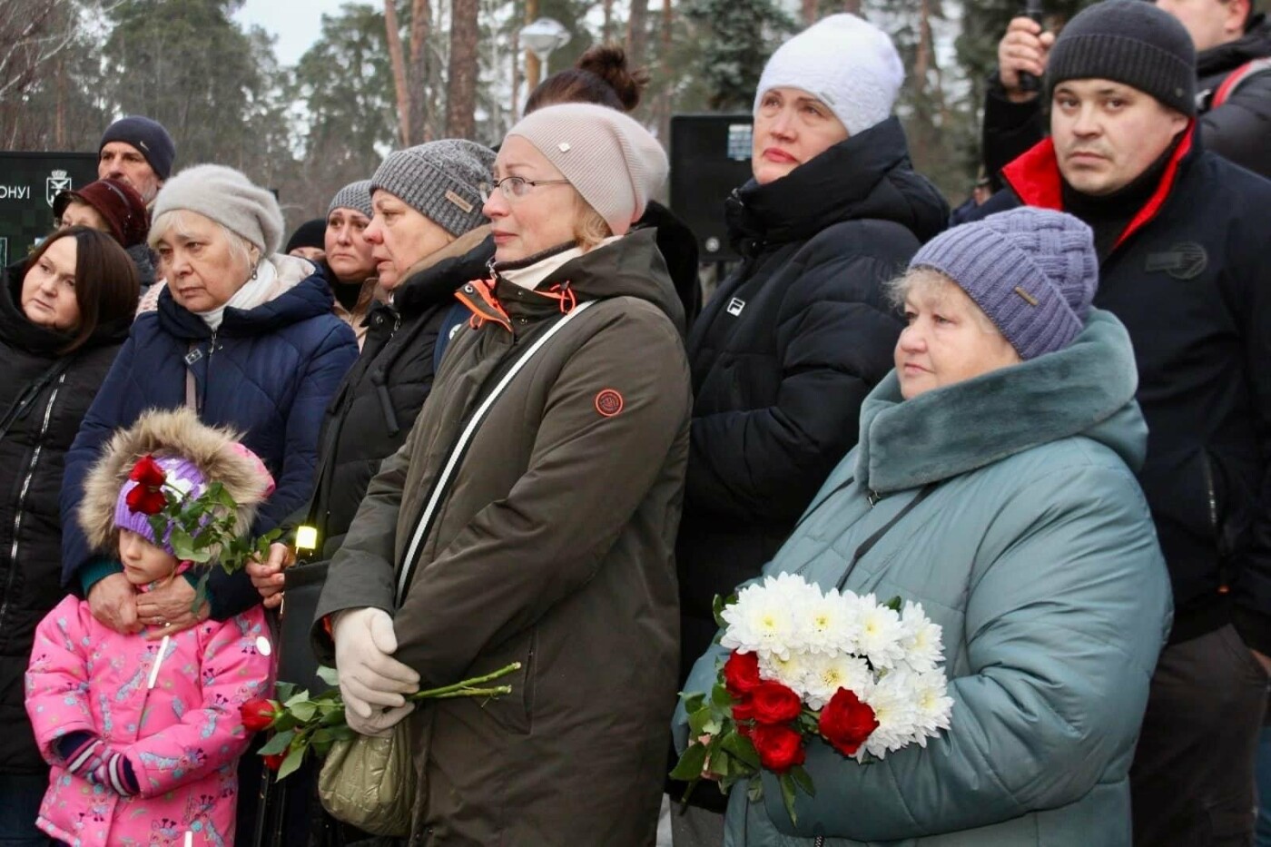 У столичному парку Партизанська слава відкрили алею полеглих захисників