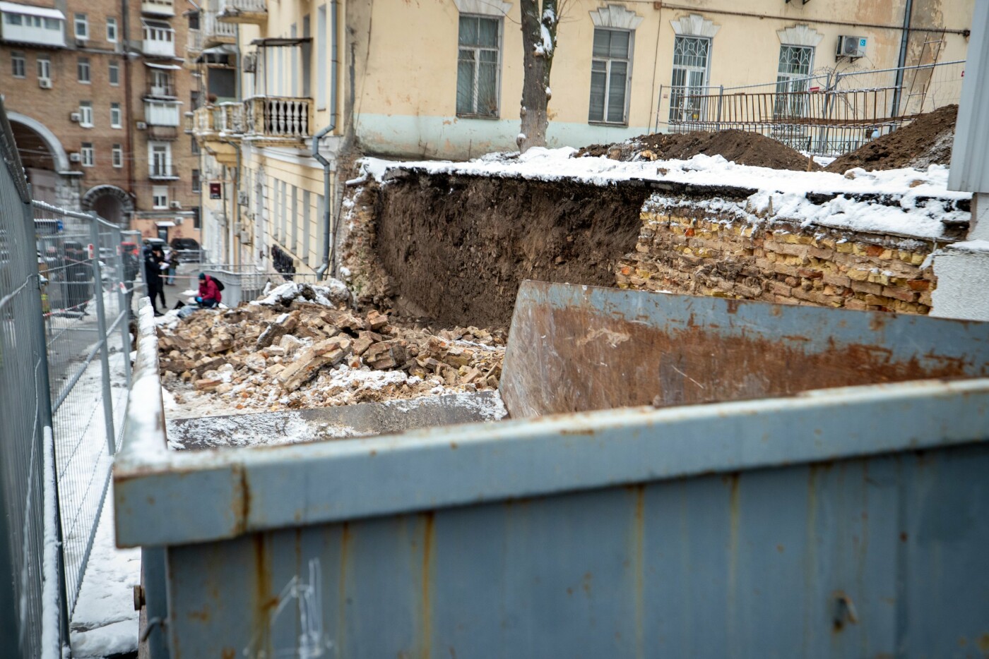 Обвал стіни на Лютеранській