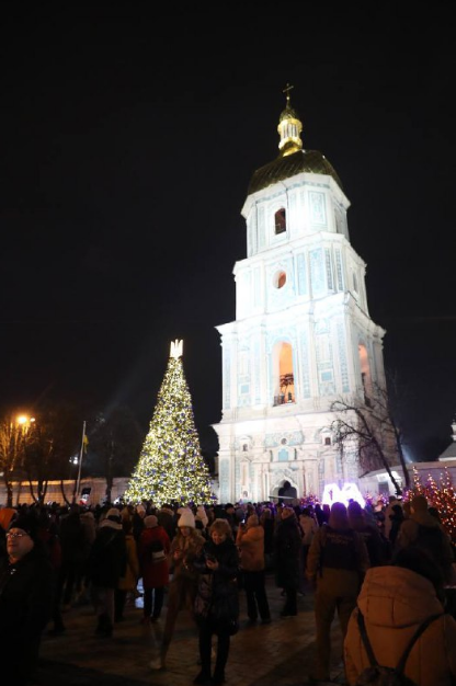 Новорічна ялинка на Софійській площі