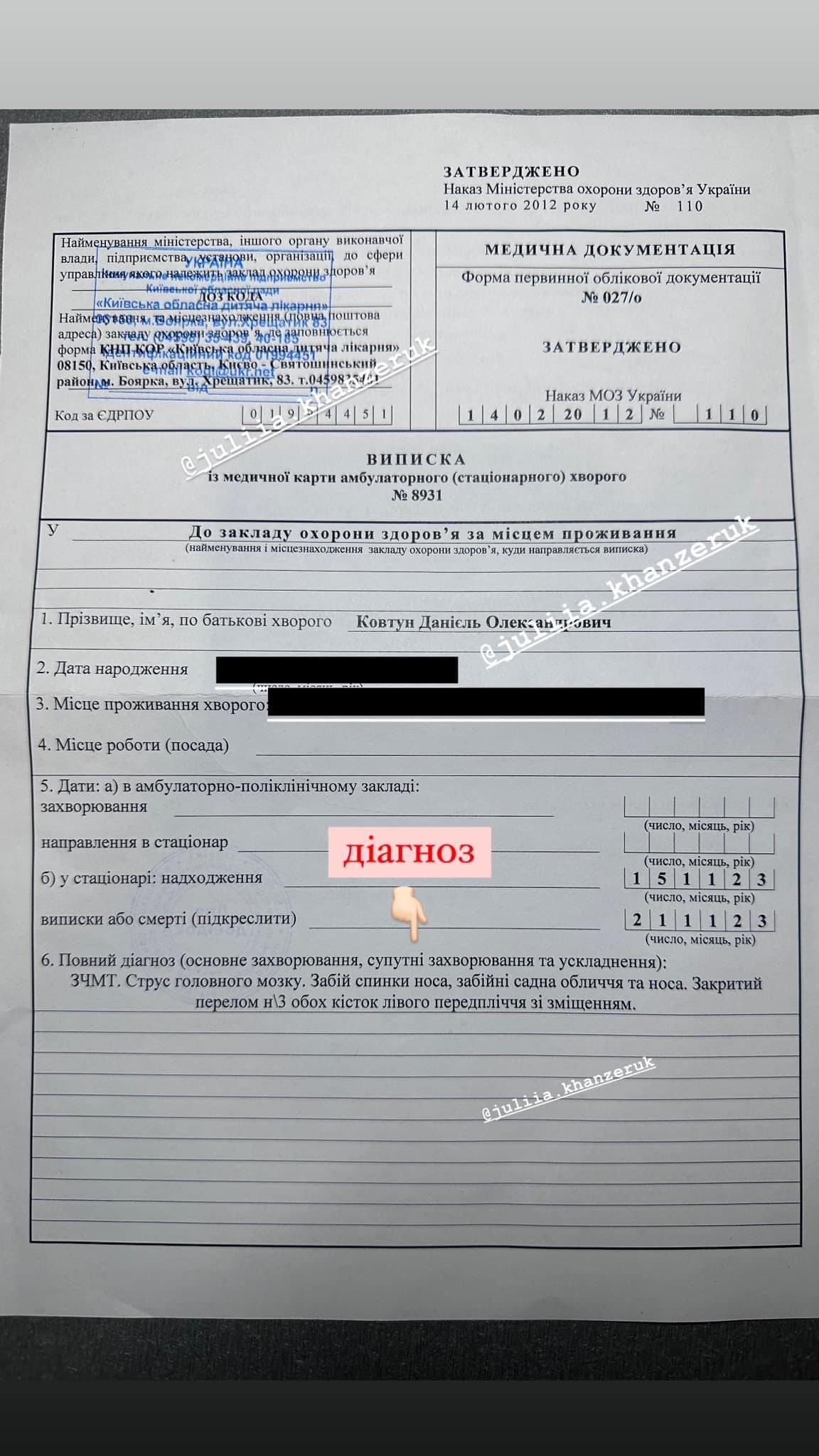 На Київщині дитину зіштовхнули у школі з висоти