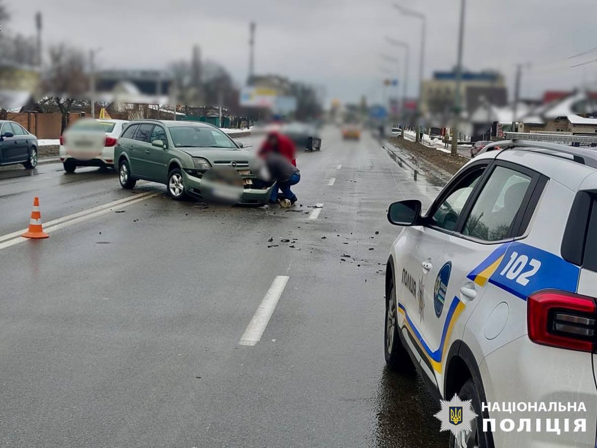 Аварія сталася в Броварах.