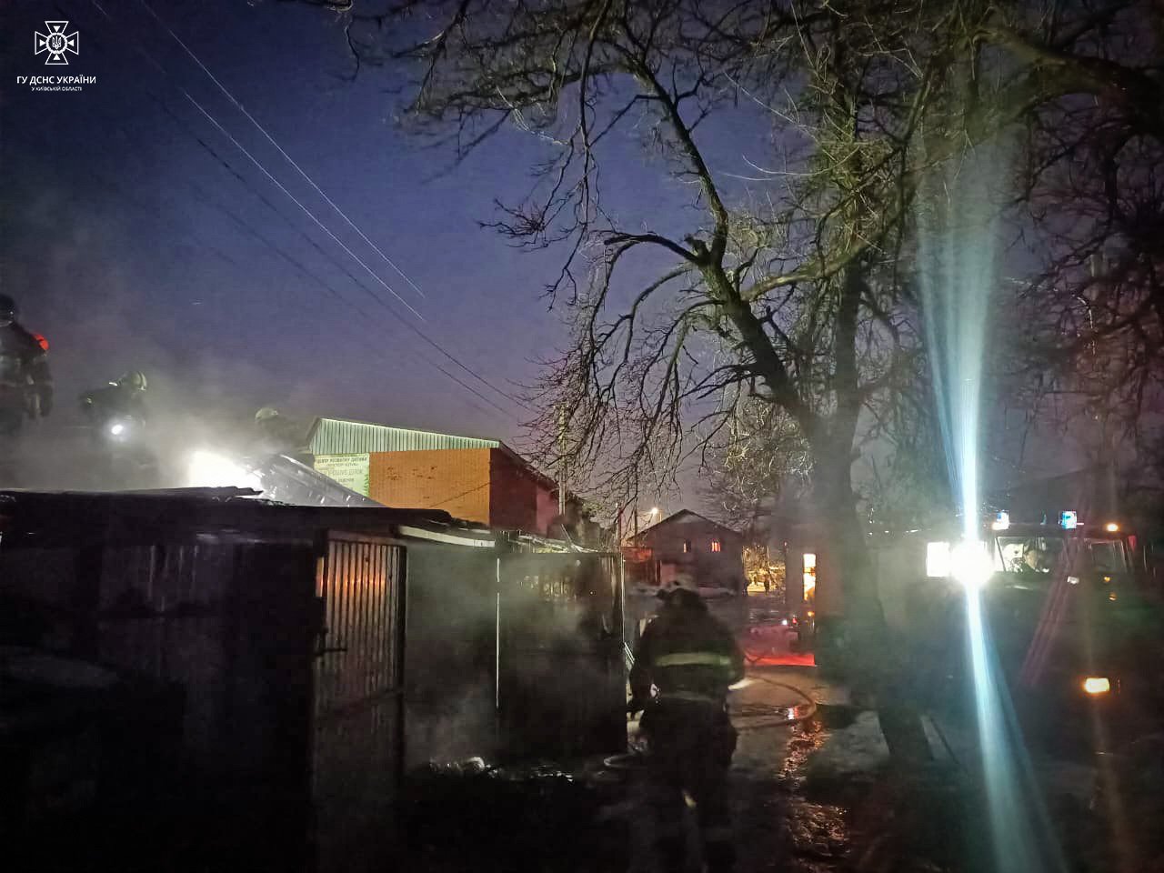 Пожежа в магазині смт. Гостомель