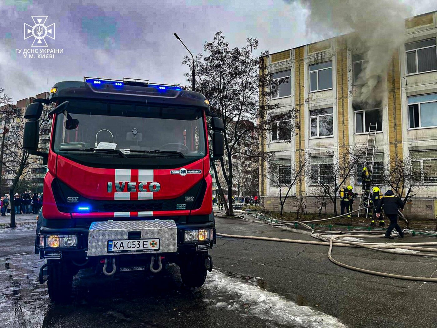 У столиці сталось загоряння у школі