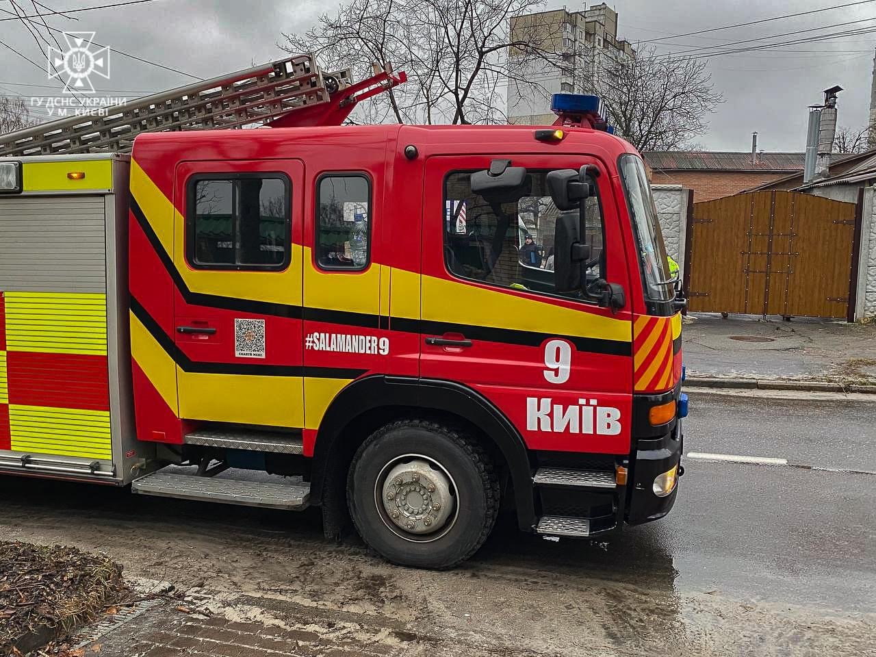 У столиці сталась пожежа у приватному будинку в зоні барбекю