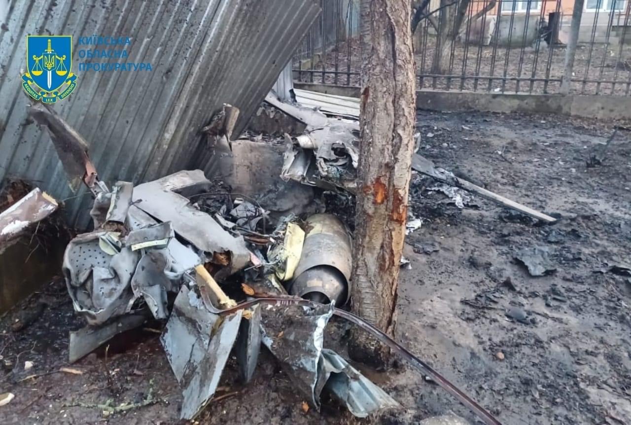 Наслідки расистського обстрілу Київщини