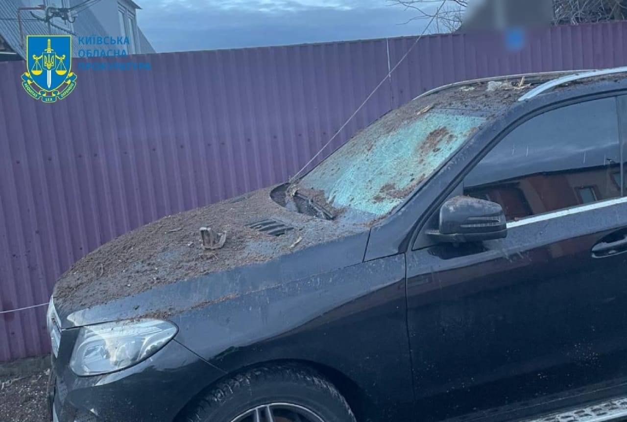 Наслідки расистського обстрілу Київщини