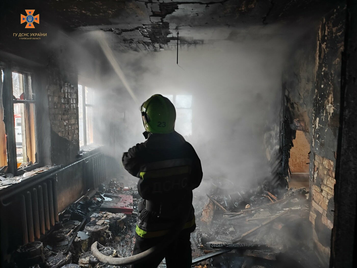 Під Києвом горів будинок