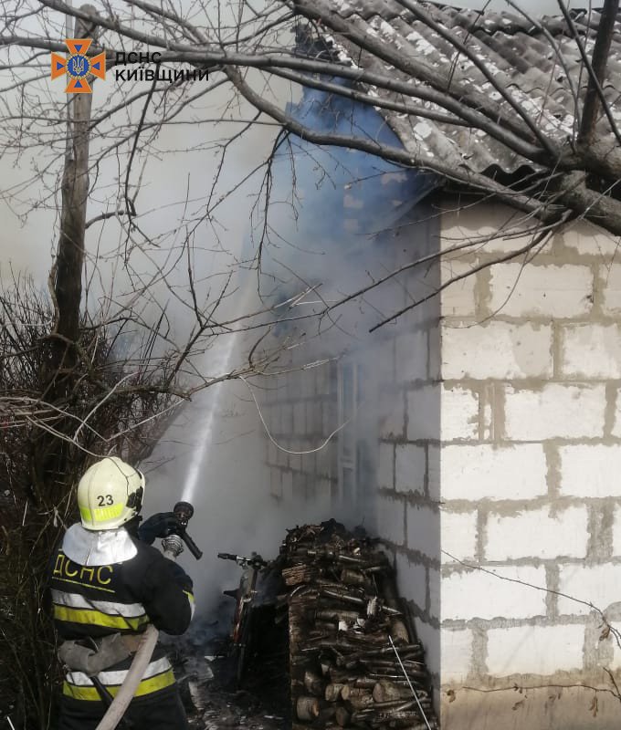 Пожежа в Борисполі