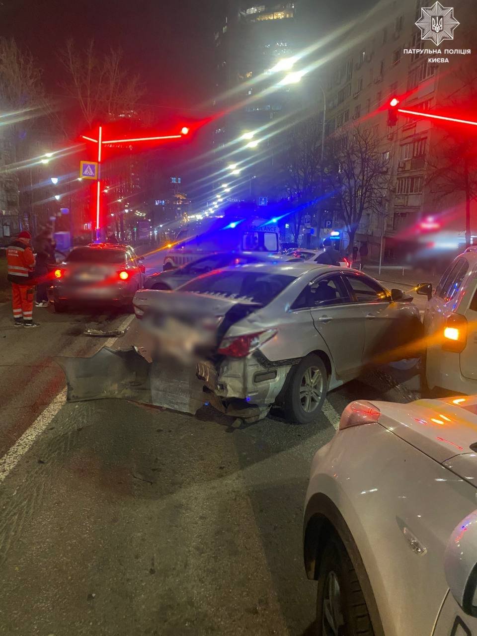 У Києві сталась ДТП за участю семи авто
