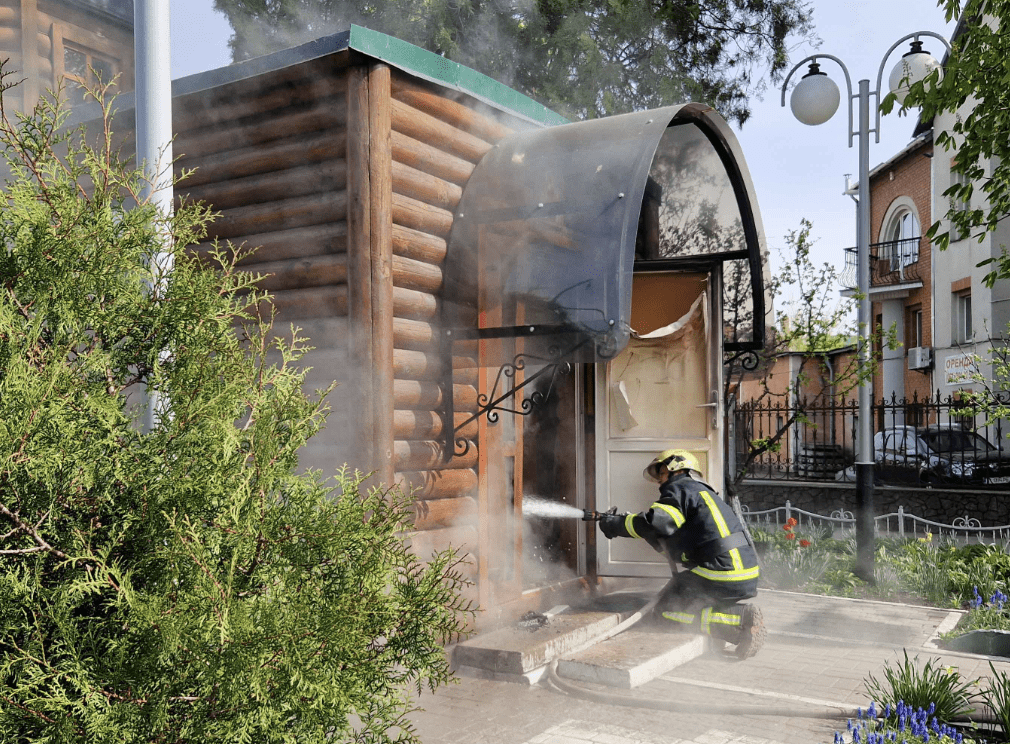 На Київщині спалахнула каплиця