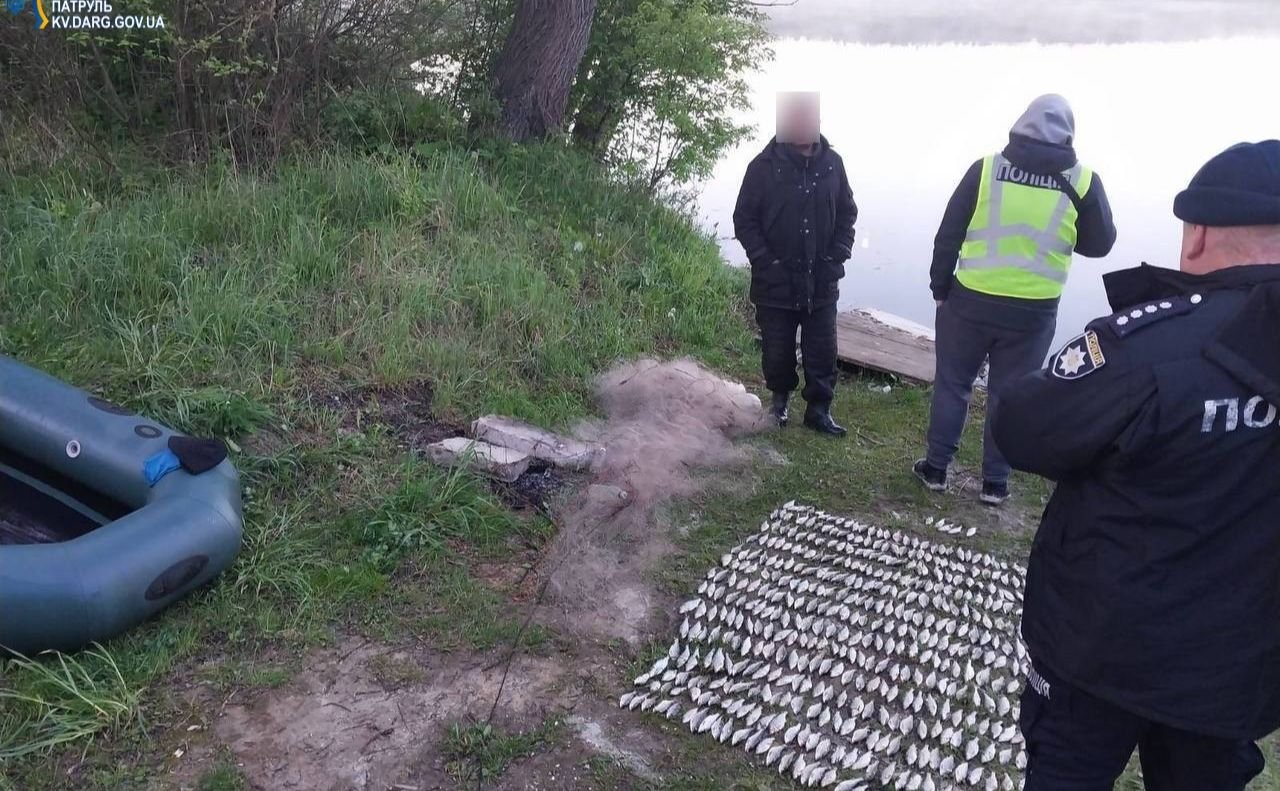 В Киеве мужчина наловил рыбы на 800 тысяч гривен