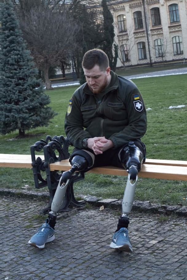 Военный Олег Симороз потерял на войне обе ноги